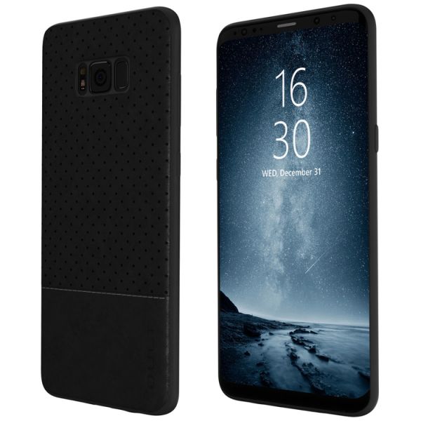 Back Case Qult "Drop" für Samsung G955 S8 Plus, schwarz